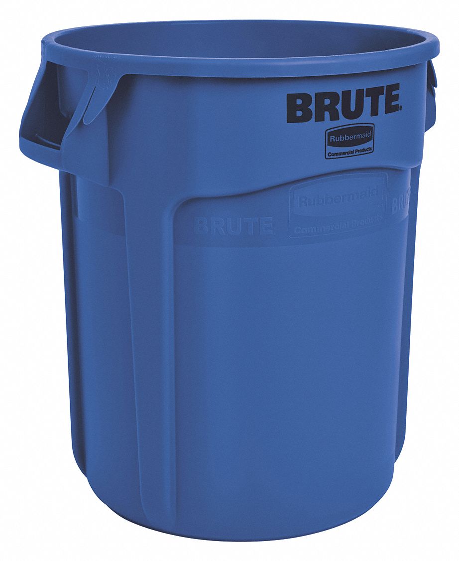 Rubbermaid Commercial Products BRUTE Heavy-Duty Round Trash Garbage Can 10 Gal 