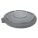 TRASH CAN TOP,FLAT,SNAP-ON CLOSURE,GRAY