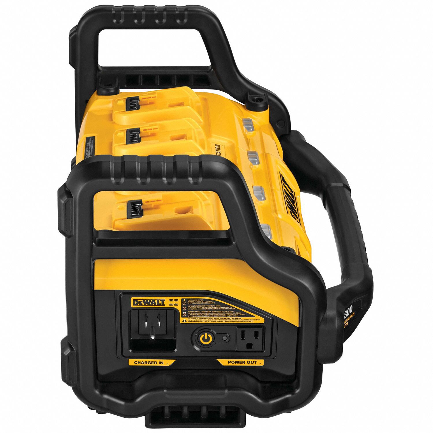 DEWALT Power Station, Number of Ports 4, Charge Time 2 hr, 120V DC