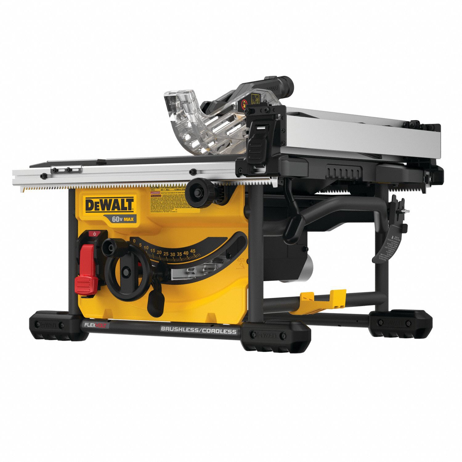 DEWALT Table Saw 8 1/4 in Blade Dia., 24 in Max. Cut Wd Right of Blade, 5,800 RPM Max. Blade