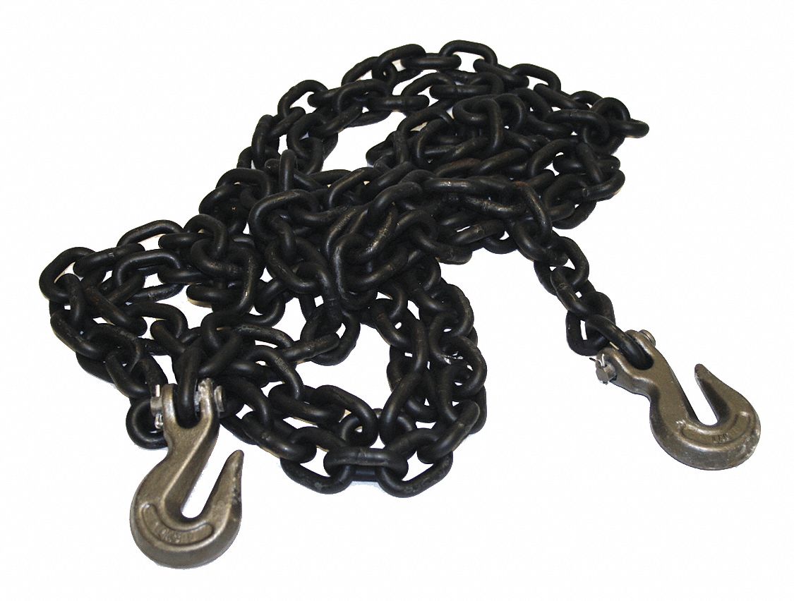 LACLEDE 20 ft Grade 80 Straight Chain, 1/2 in Trade Size, 12,000 lb