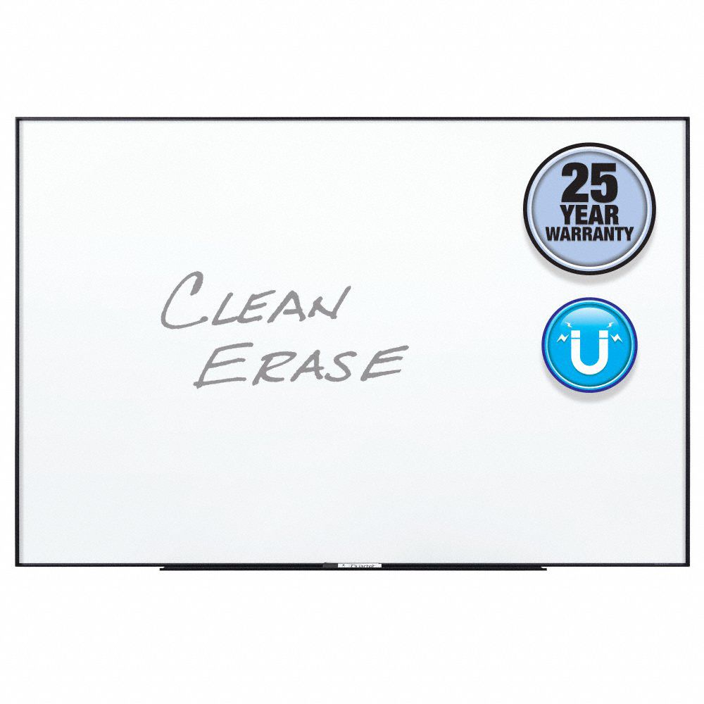 QUARTET Dry Erase Board Wall Mounted, 48 in Dry Erase Ht, 72 in Dry