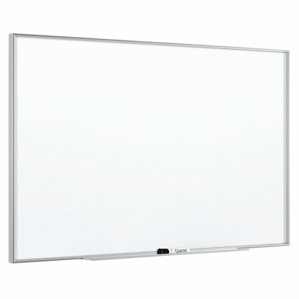 Quartet Dry Erase Board: Wall Mounted, 36 In Dry Erase Ht, 48 In Dry 