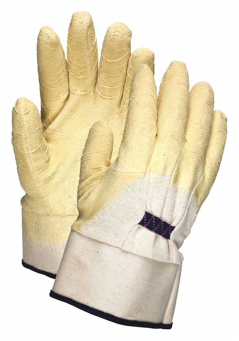 Coated Gloves, Palm and Fingers, L, PK12
