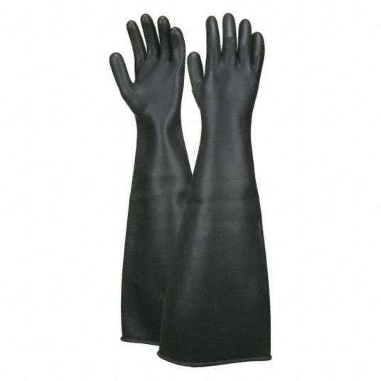 44 mil Glove Thick, 24 in Glove Lg, Chemical Resistant Gloves - 48XW47 ...