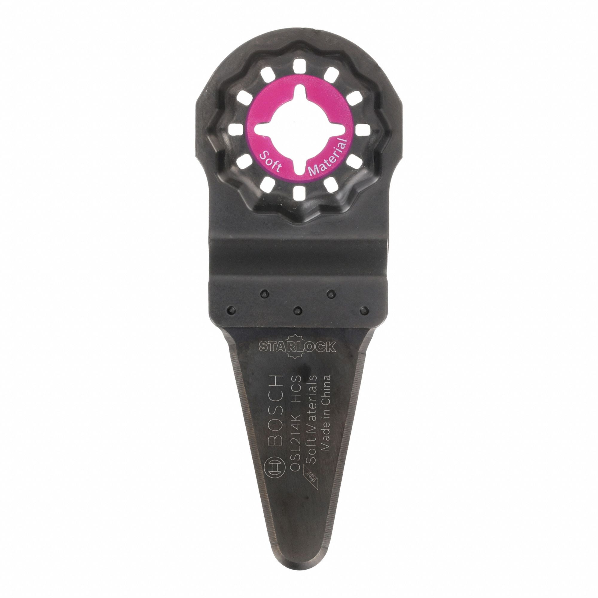 Oscillating Scraper Blade: 2 1/4 in Blade Wd, Pointed, Bi-Metal, Starlock Connection, 1 Pieces