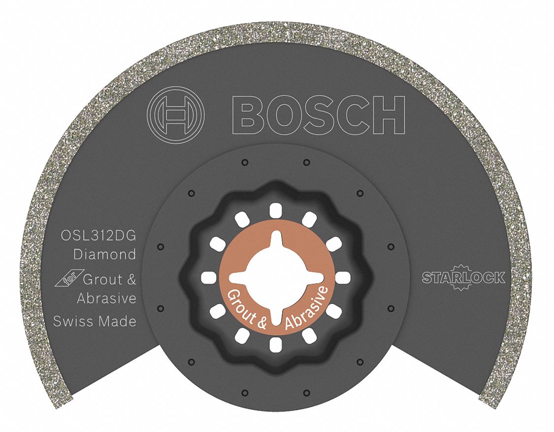 OSCILLATING BLADE DIAMOND GRIT 3 X3 X X3 IN 21000 OPM GROUT REMOVAL ROUND