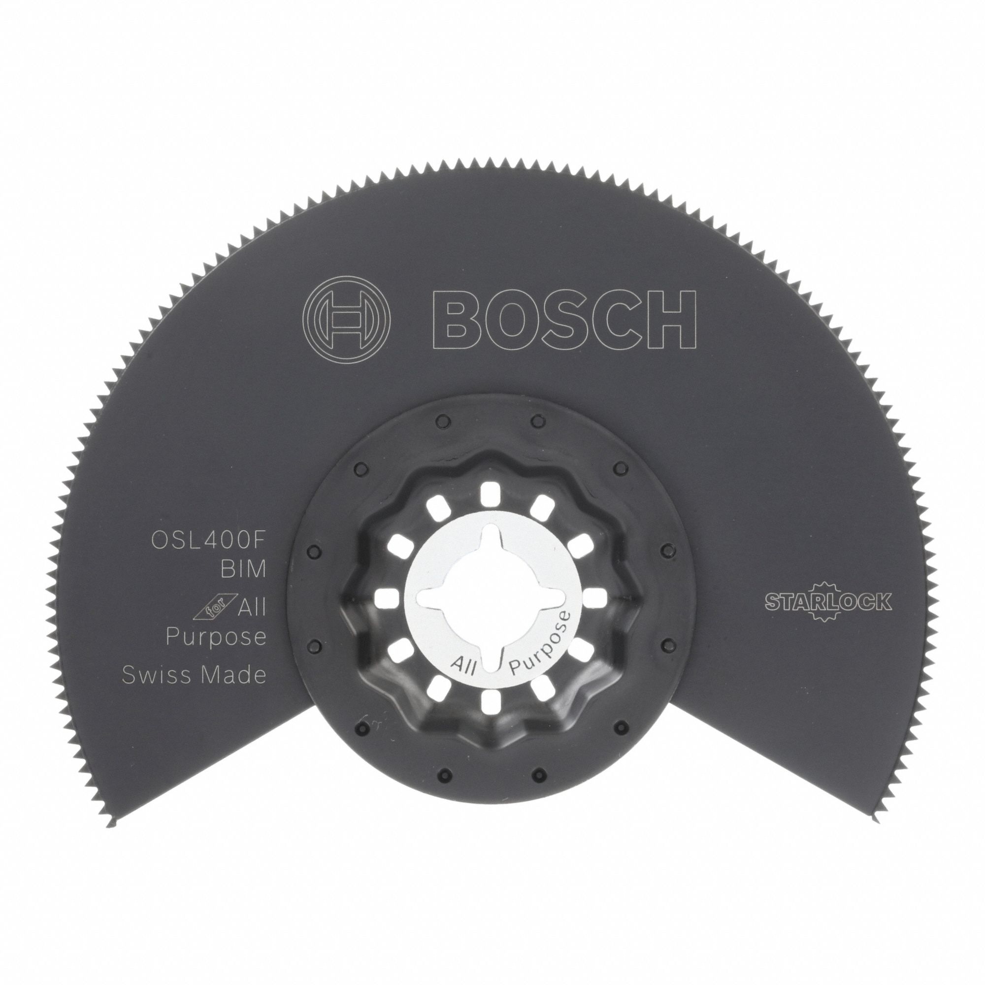 Oscillating Tool Blade: 4 in Blade Wd, 3 in Overall Lg, Flush Cutting/Straight Cutting
