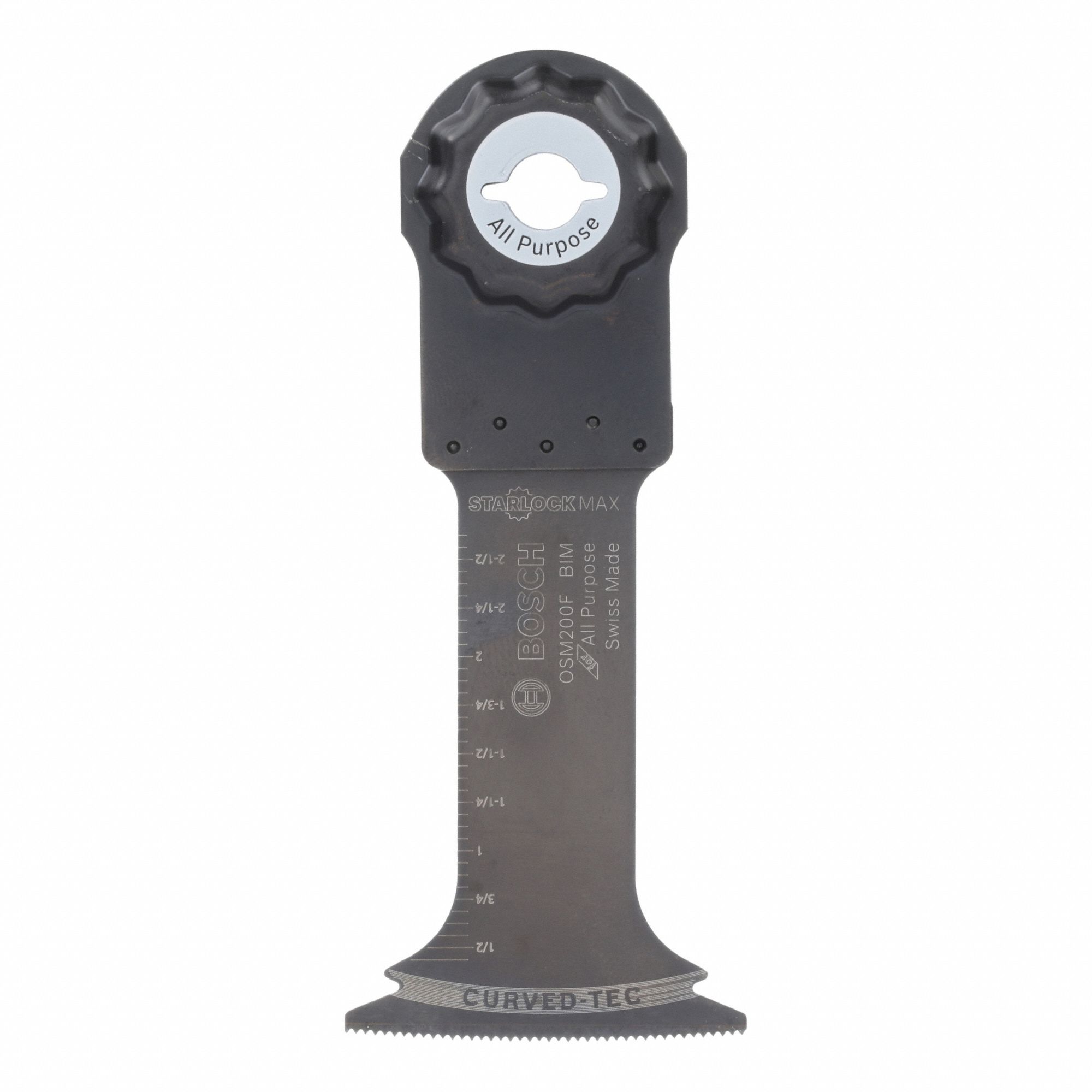 Oscillating Tool Blade: 2 in Blade Wd, 4 in Overall Lg, Plunge Cutting, Bi-Metal, 1 Pieces