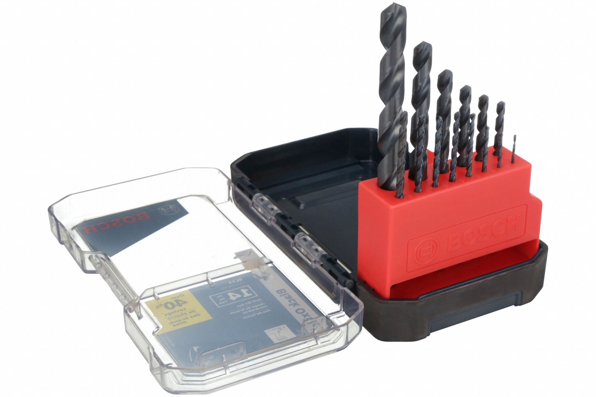 BOSCH, 1/16 in Smallest Drill Bit Size, 1/2 in Largest Drill Bit Size