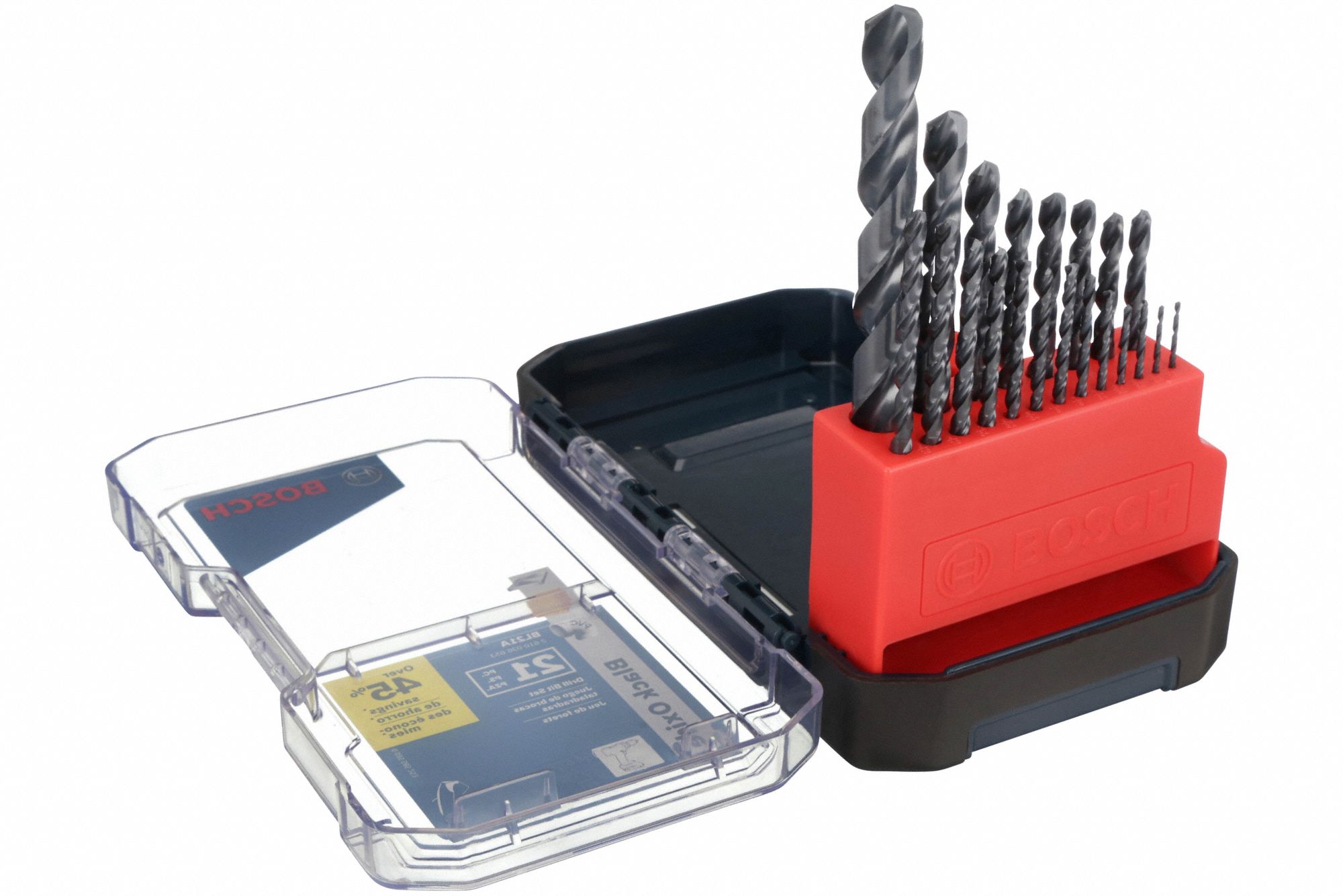 BOSCH, 1/16 in Smallest Drill Bit Size, 1/2 in Largest Drill Bit Size