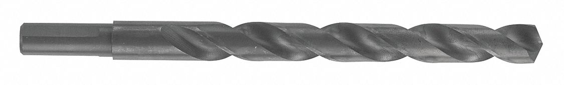 JOBBER LENGTH DRILL BIT, HIGH SPEED STEEL, 5-1/2 IN LENGTH