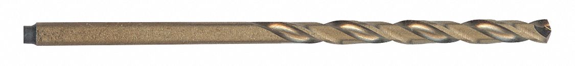 JOBBER LENGTH DRILL BIT, COBALT STEEL, 2-7/8 IN LENGTH