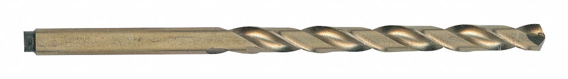 JOBBER LENGTH DRILL BIT, COBALT STEEL, 3-5/8 IN LENGTH