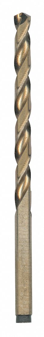 JOBBER LENGTH DRILL BIT, COBALT STEEL, 3-3/4 IN LENGTH