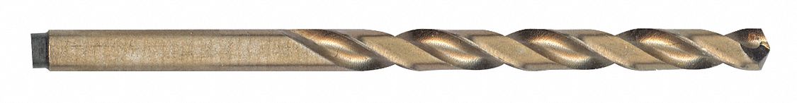 JOBBER LENGTH DRILL BIT, COBALT STEEL, 3-7/8 IN LENGTH