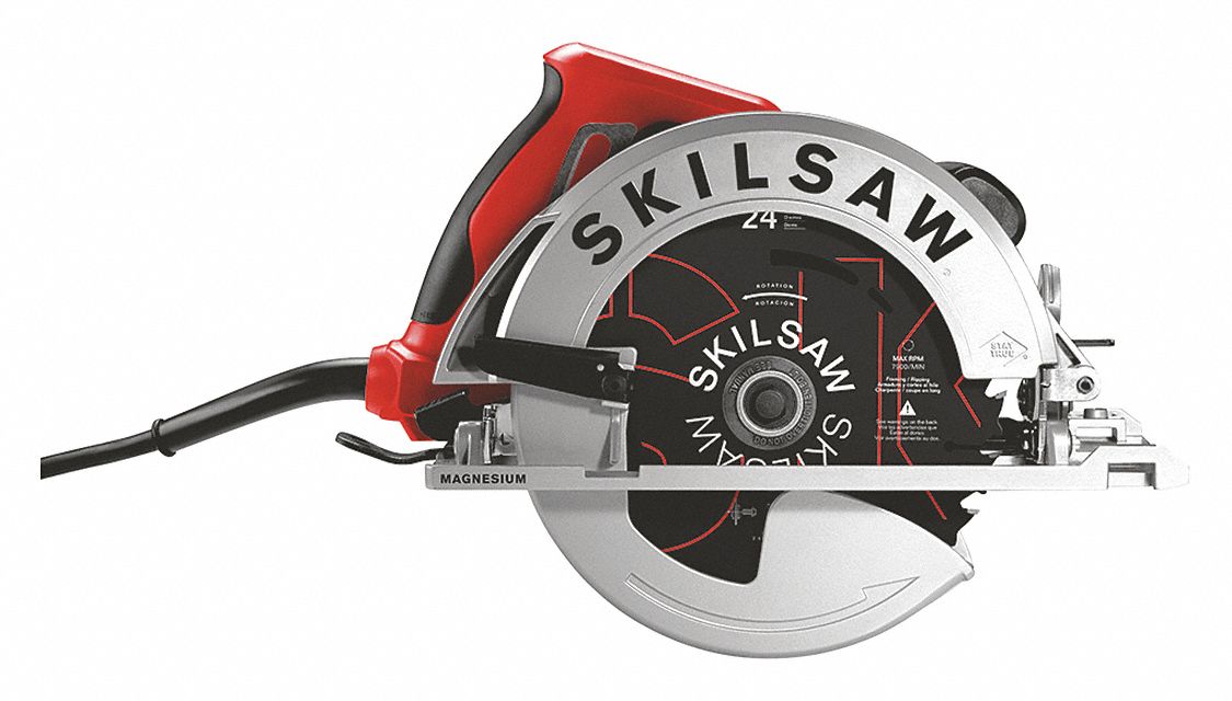 Sierra circular, sierras circulares de potencia de 1500 W con guía láser,  sierra circular compacta de 5500 RPM con 3 hojas de sierra (24T + 48T)  7-1/4