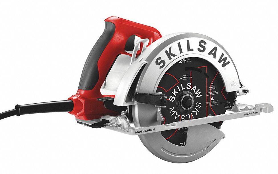 SKILSAW Circular Saw, 7 1/4 in Blade Dia., Right Blade Side, 2 7/16 in