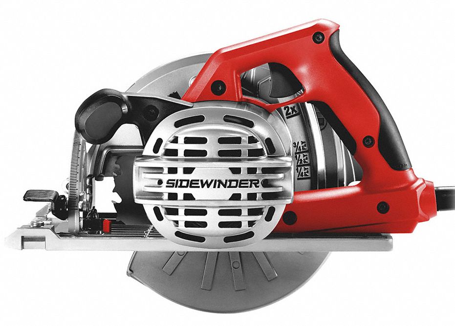 SKILSAW Circular Saw, 7 1/4 in Blade Dia., Right Blade Side, 2 7/16 in