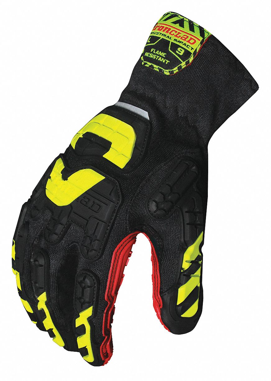 MECHANICS GLOVES, ANSI CUT LEVEL A2, PALM SIDE, VIBRAM VULCANIZED RUBBER
