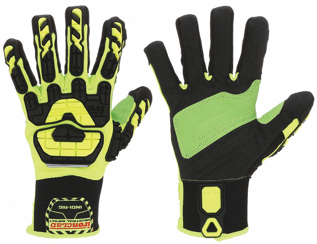 GANTS DE GRÉEUR MÉCANIQUE, P(7), CUIR SYNTHÉTIQUE, NIVEAU COUPURE ANSI A2, TPR
