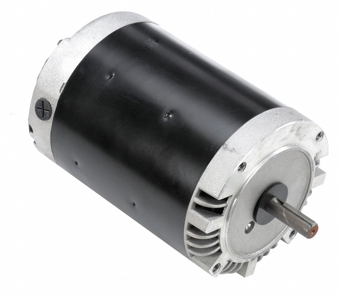 Pool Pump Motor: Face Mounting, 1 1/2 HP, 1.3 Motor Service Factor, 3, 450 Nameplate RPM, CCW