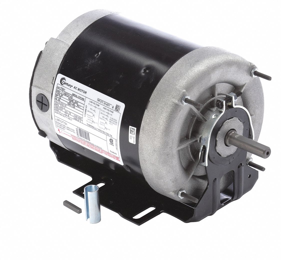 Farm Duty Motor: Single Phase, Cradle Base, Split-Phase, 1/2 hp, 1, 725 RPM, 56Z Frame Size