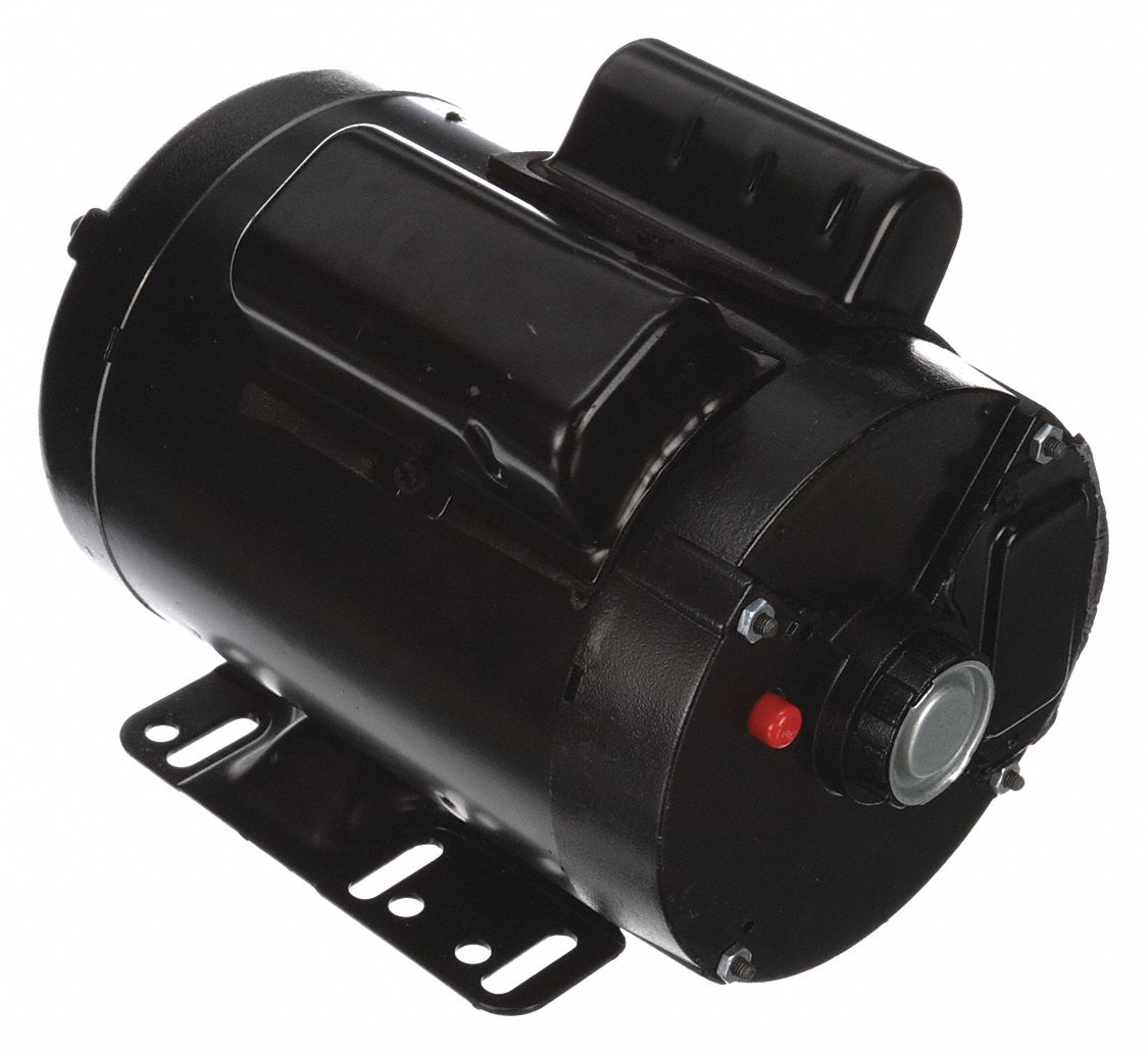 Farm Duty Motor: Single Phase, Rigid Base, Capacitor-Start/Run, 1 hp, 1, 725 RPM, 115/230V AC