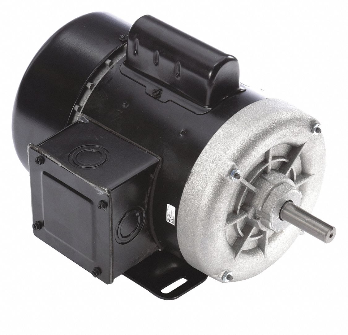 Farm Duty Motor: Single Phase, Rigid Base, Capacitor-Start, 1/2 hp, 1, 725 RPM, 56 Frame Size