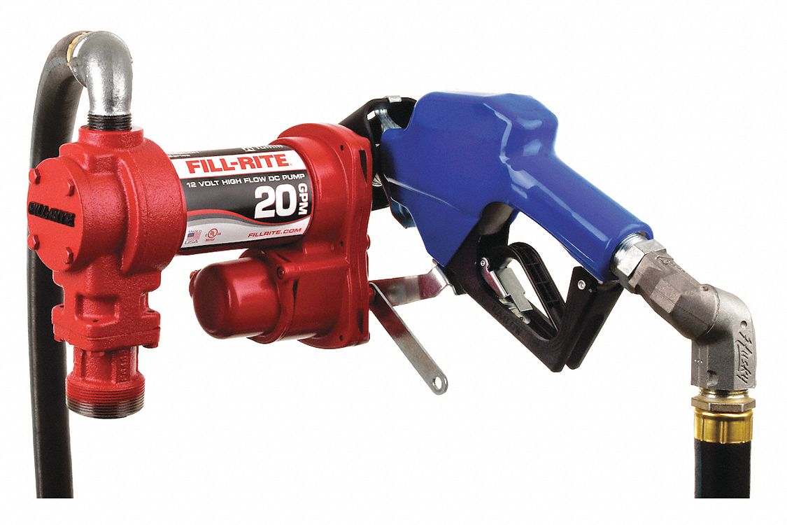 FILLRITE, 12V DC, 20 gpm GPM, Fuel Transfer Pump 48YA20FR4210HARC