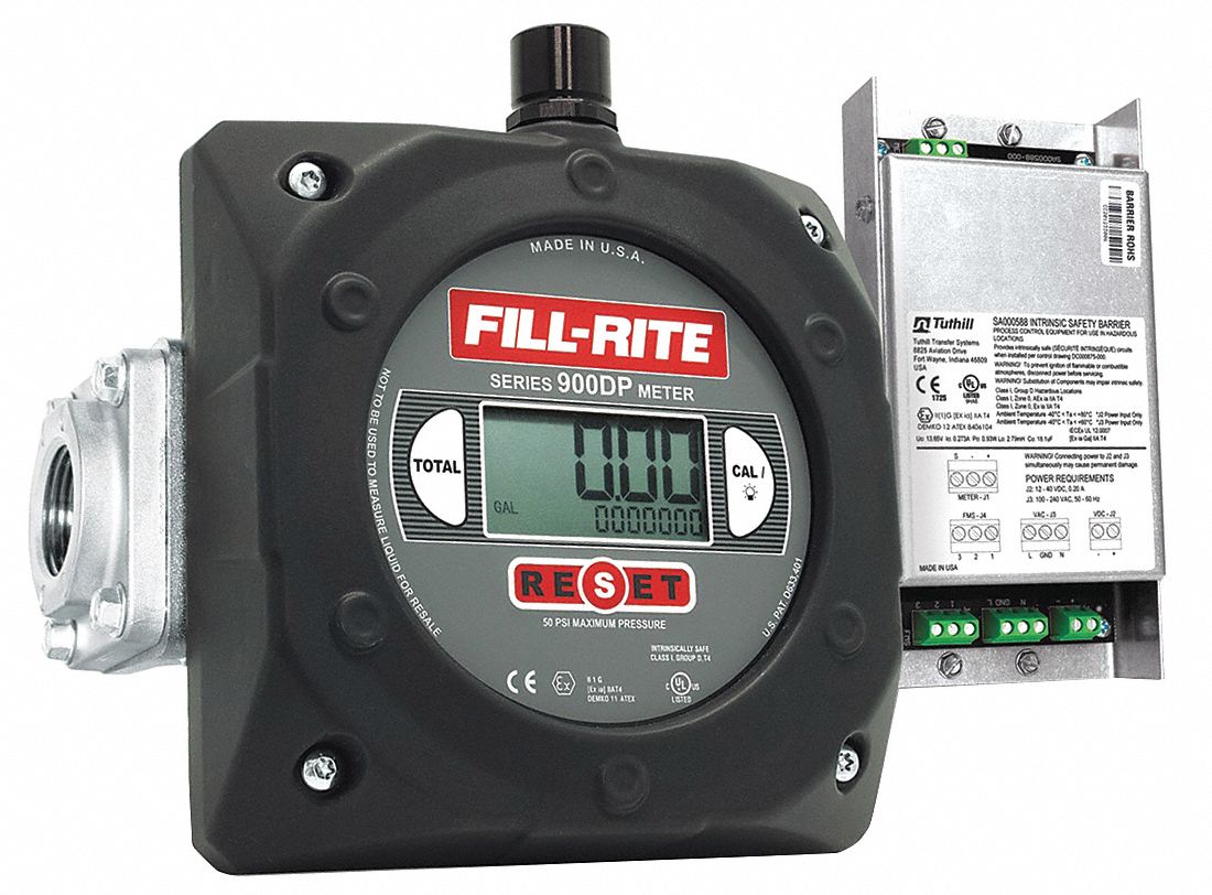 FILL-RITE Mechanical Flowmeter: 1 in 