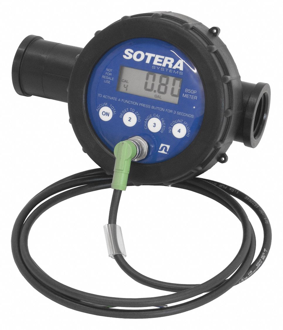 SOTERA 6 to 20 gpm Liquid Mechanical Flowmeter 48YA60850P Grainger
