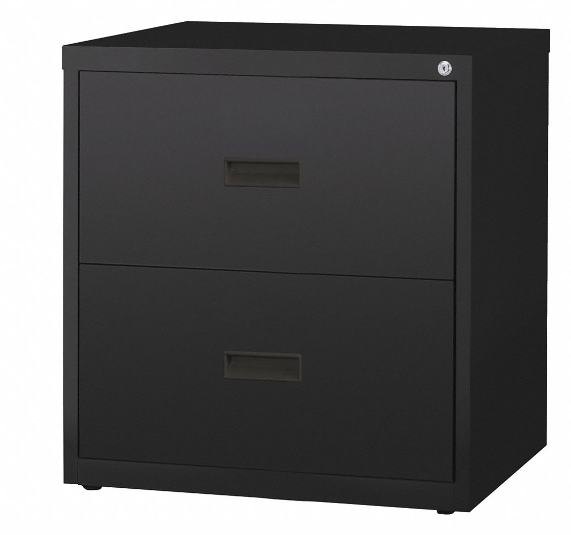 LATERAL FILE CABINET,BLACK,30 IN. W