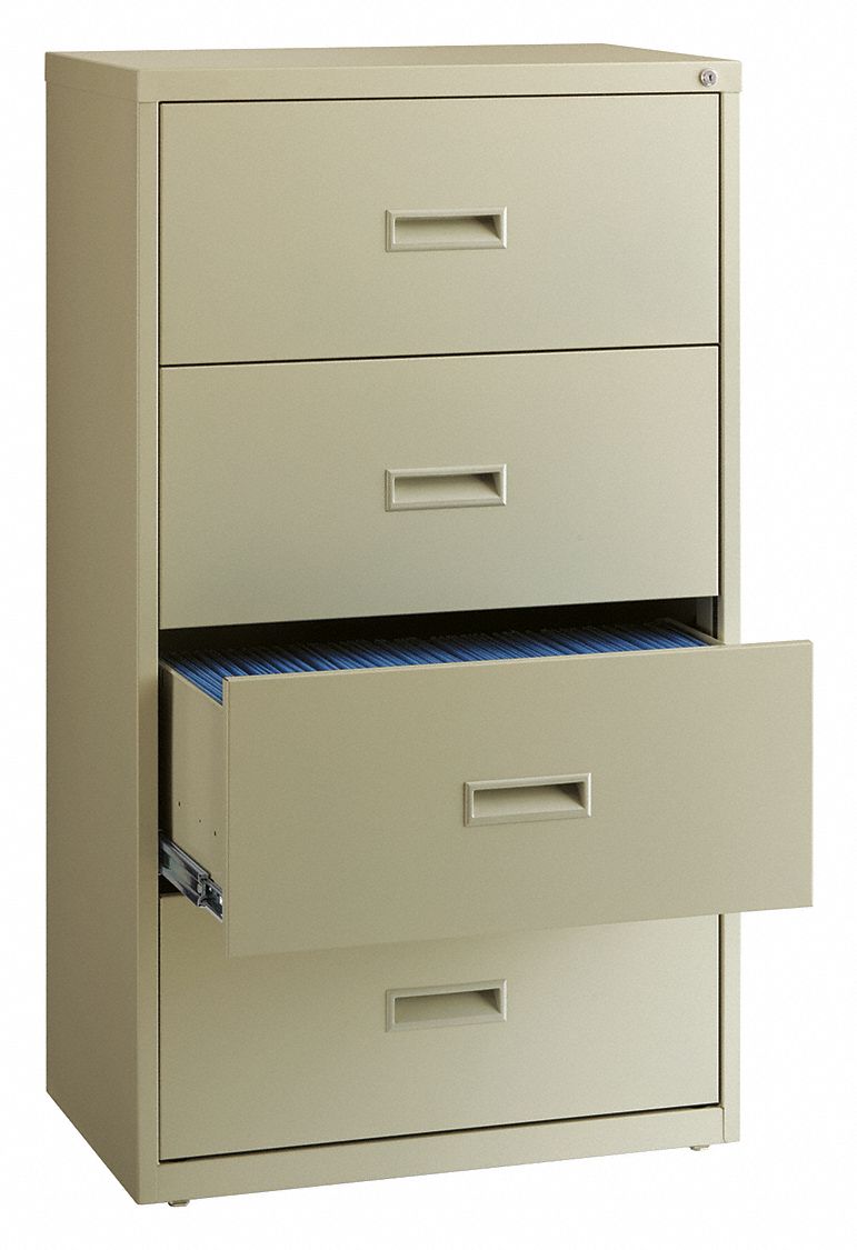 HIRSH, Lateral, 4 Drawers, Lateral File 48YA8614956 Grainger