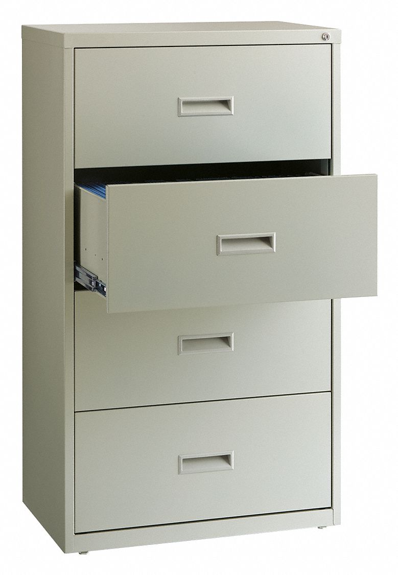 HIRSH, Lateral, 4 Drawers, Lateral File 48YA8819440 Grainger