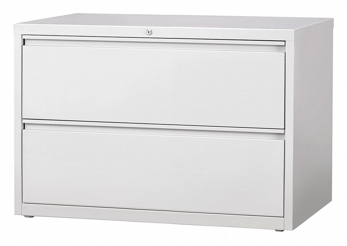 Hirsh 42 X 18 63 X 28 2 Drawer Hl8000 Series Lateral File Cabinet
