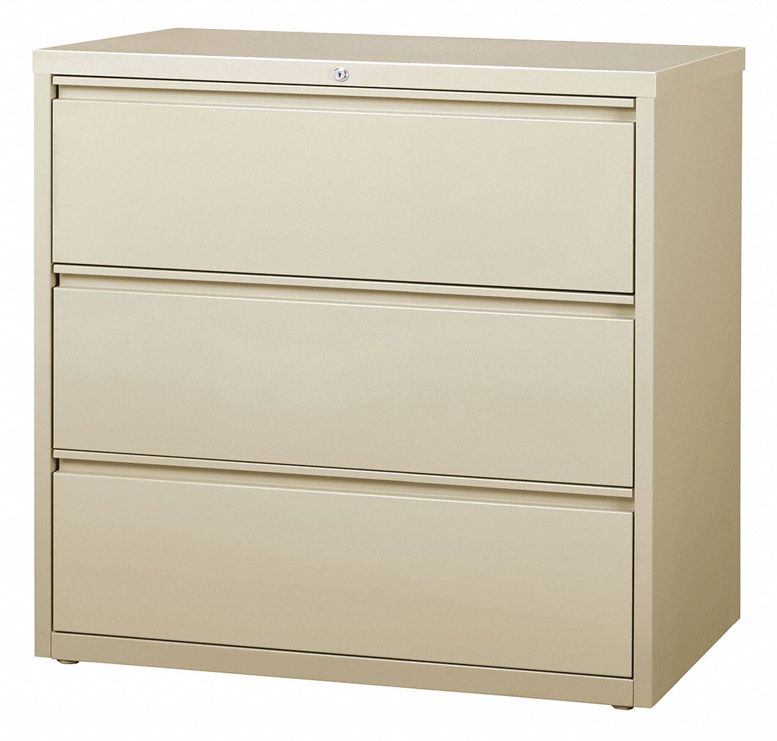 LATERAL FILE CABINET,PUTTY,40-1/4 IN. H