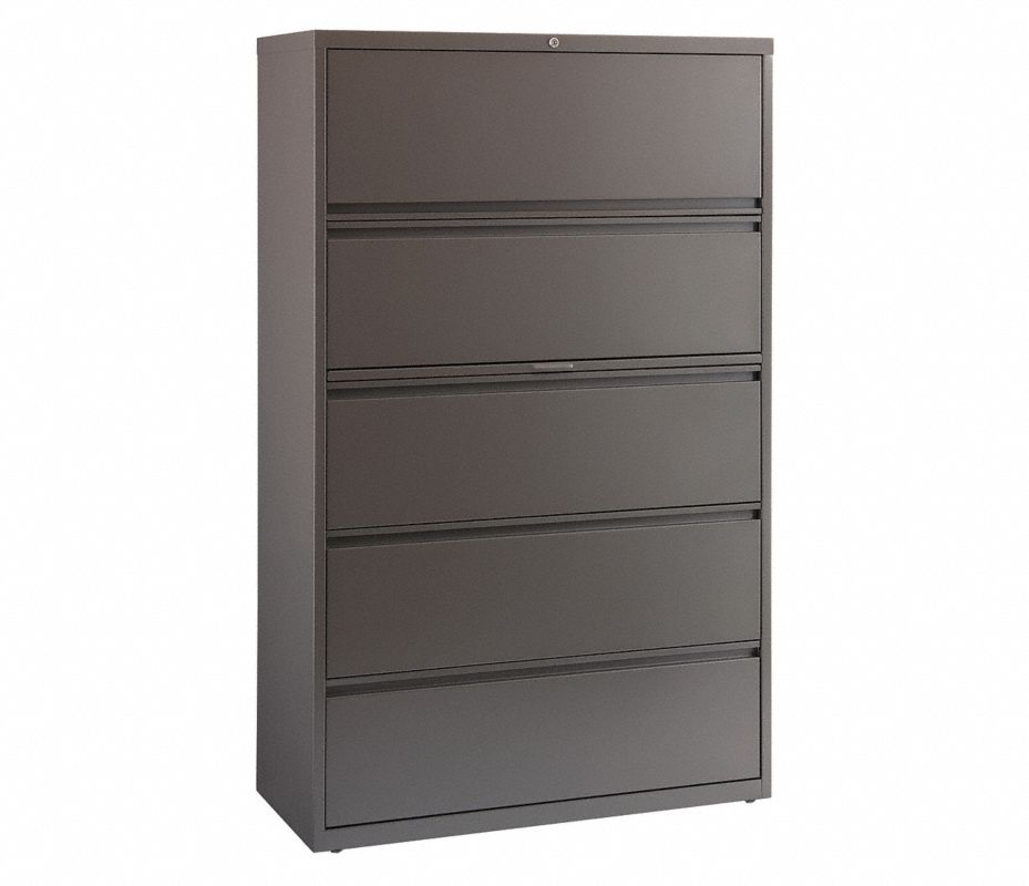 HIRSH Gabinete Archivador Lateral, Tono Medio ,Número de Cajones 5