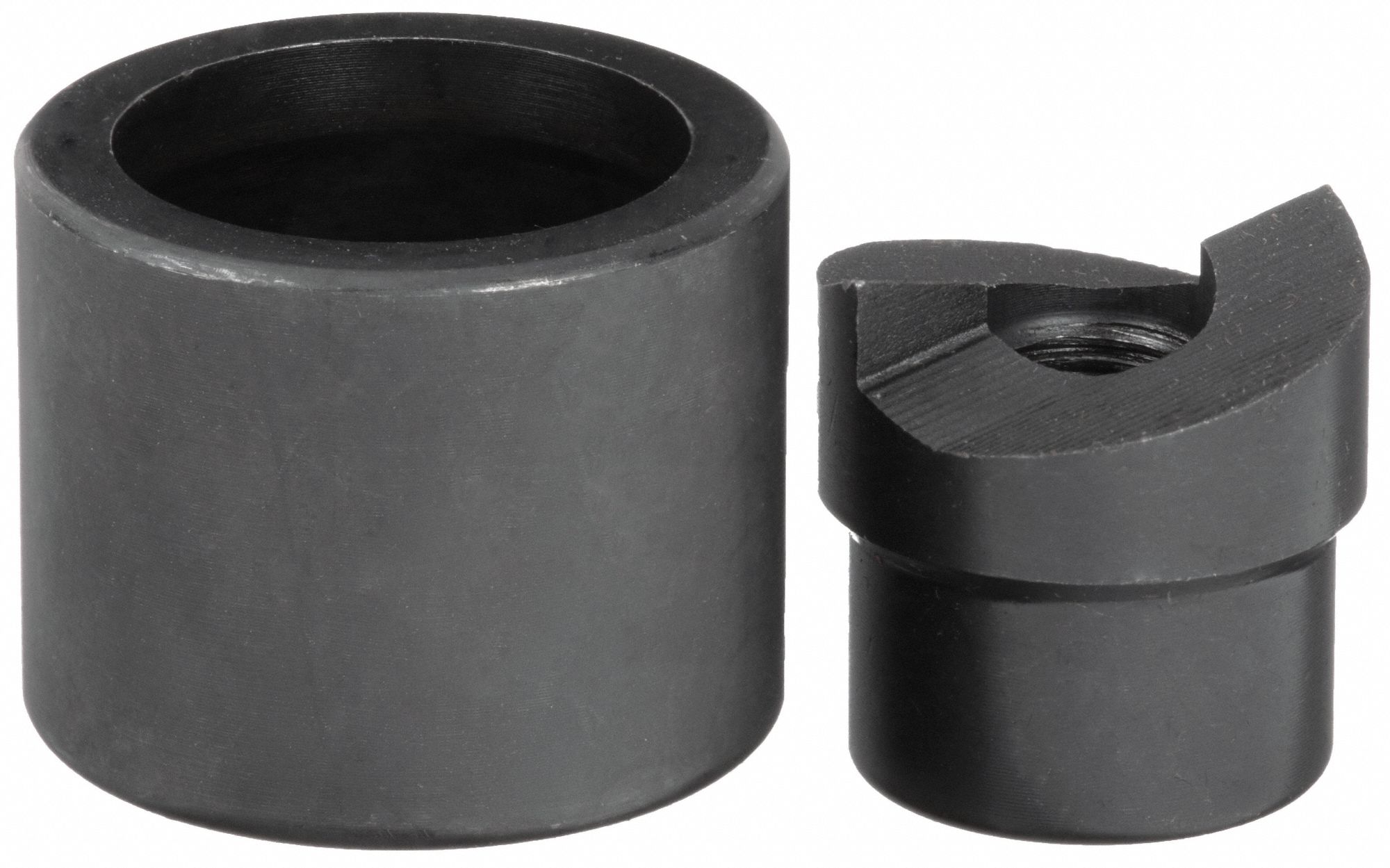 Knockout Punch and Die Kit: 10 ga Sheet Metal Capacity (Steel), 1 in Nominal Size, Round