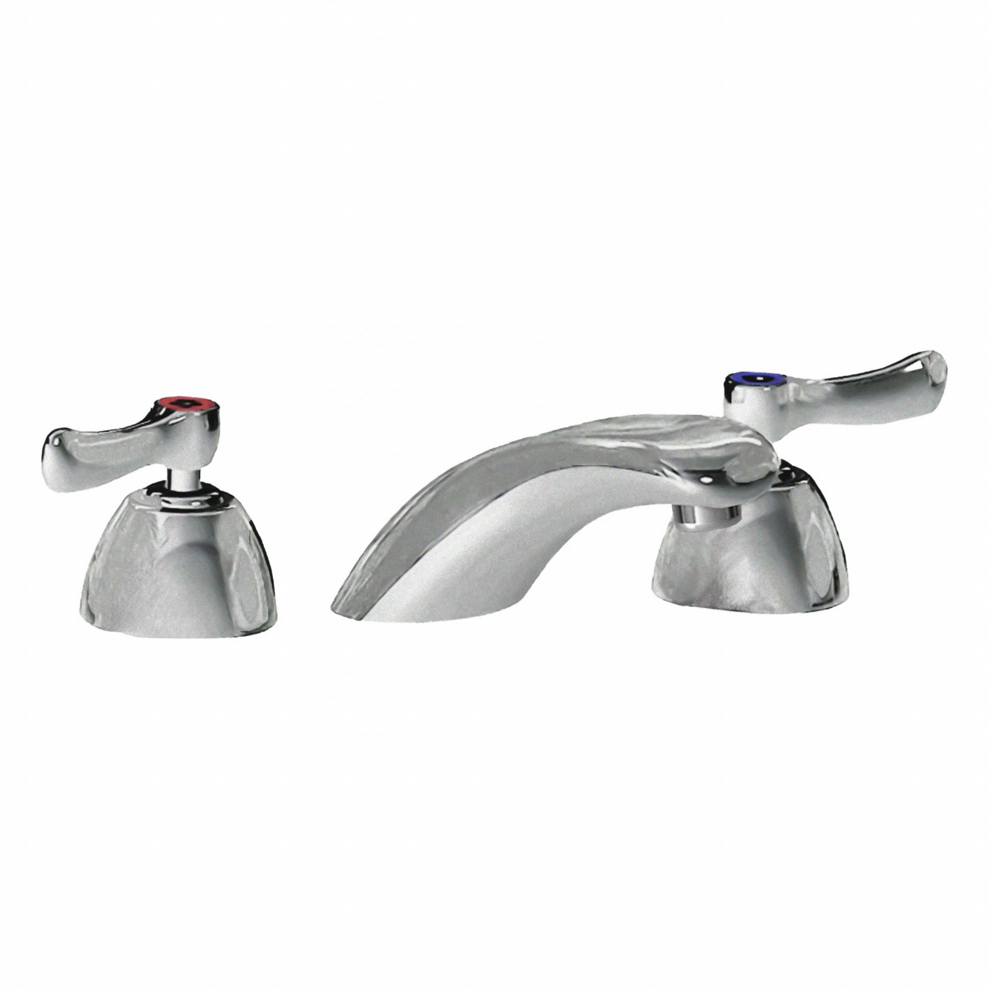 Low Arc Bathroom Faucet: 404, Cast Brass, Polished Chrome Finish, 0.5 gpm Flow Rate