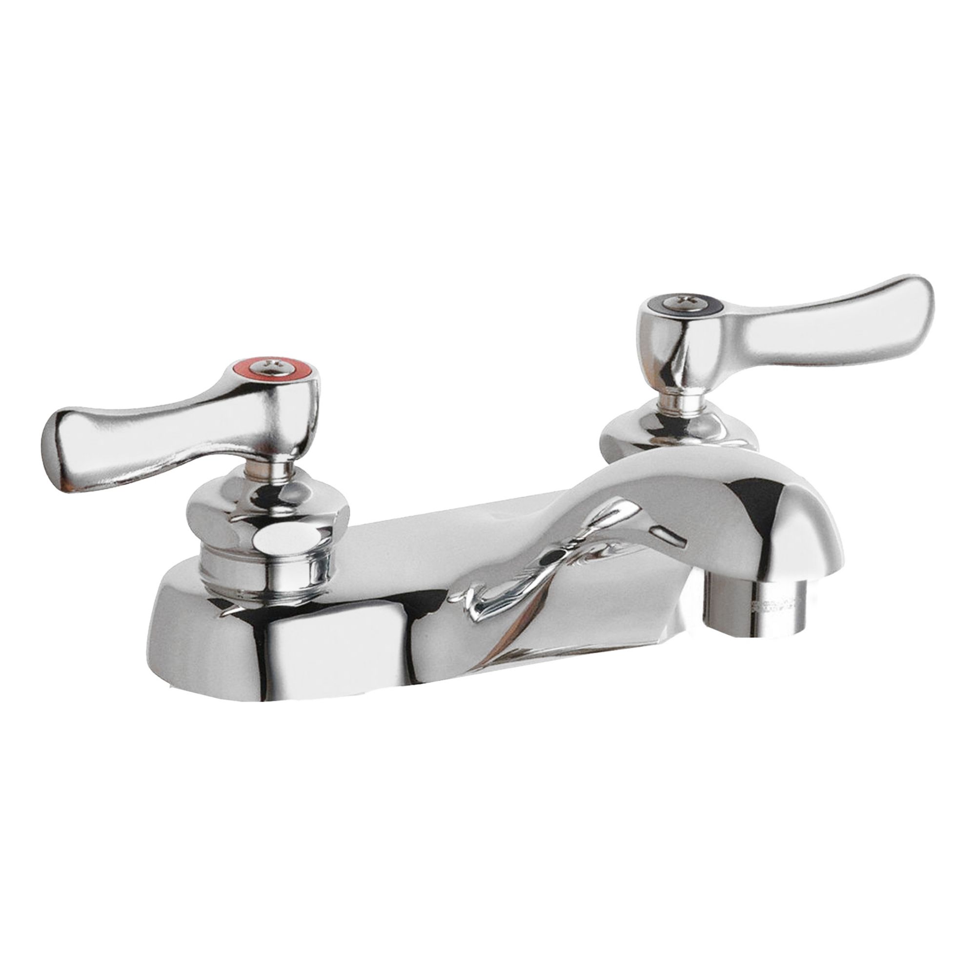 Low Arc Bathroom Faucet: 802, Cast Brass, Polished Chrome Finish, 0.5 gpm Flow Rate