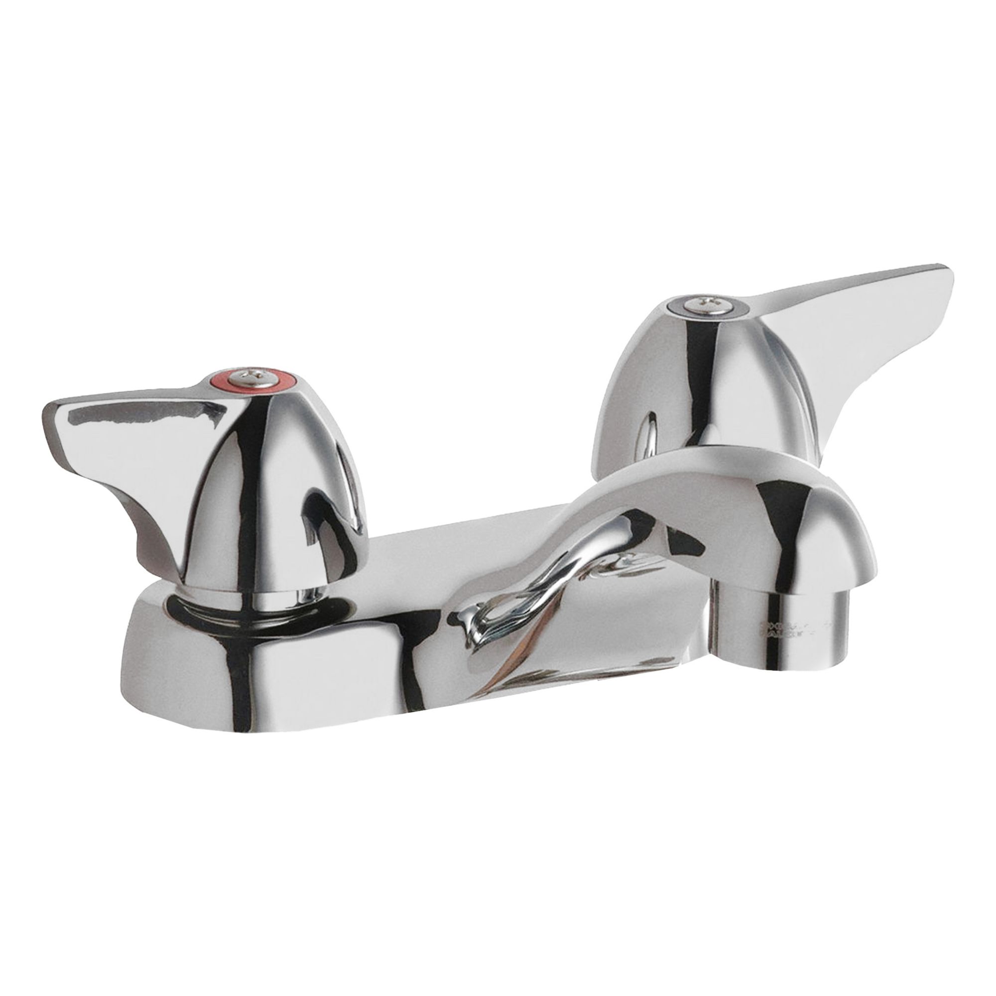 Low Arc Bathroom Faucet: 802, Cast Brass, Polished Chrome Finish, 0.5 gpm Flow Rate