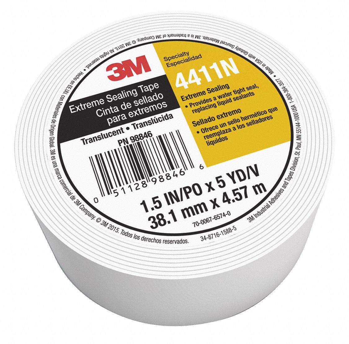 USA Sealing BULK PS PVC 107 PVC Plastic Sheet, 3/4" Height, 6" Width, 6" Length