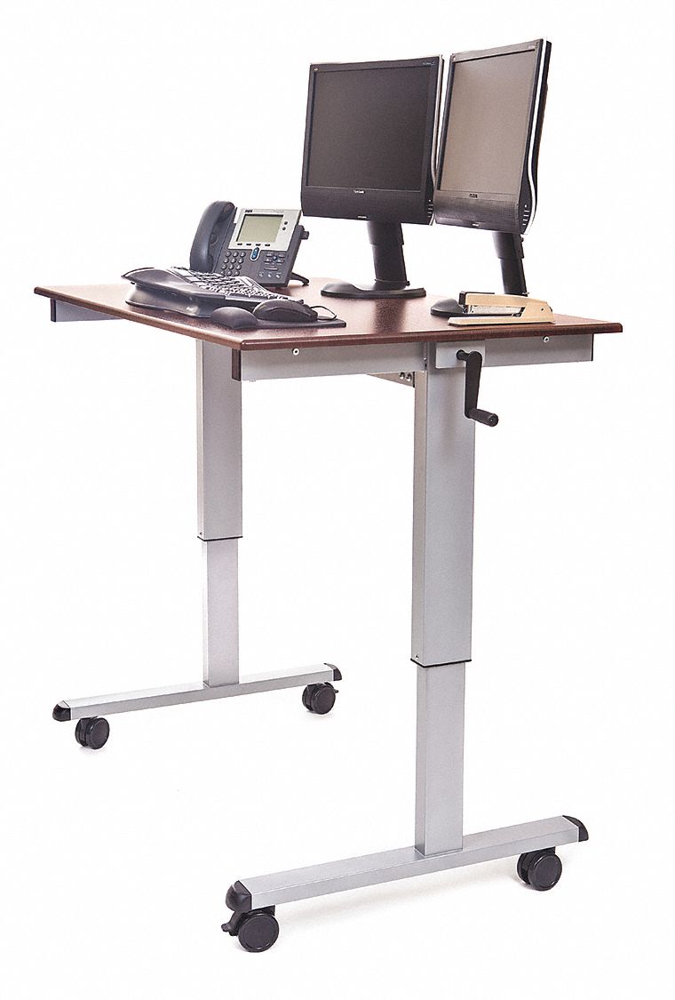 Adjustable Table: 47 1/4 in Overall Wd, 29 1/2 in to 45 1/4 in, 29 1/2 in Overall Dp