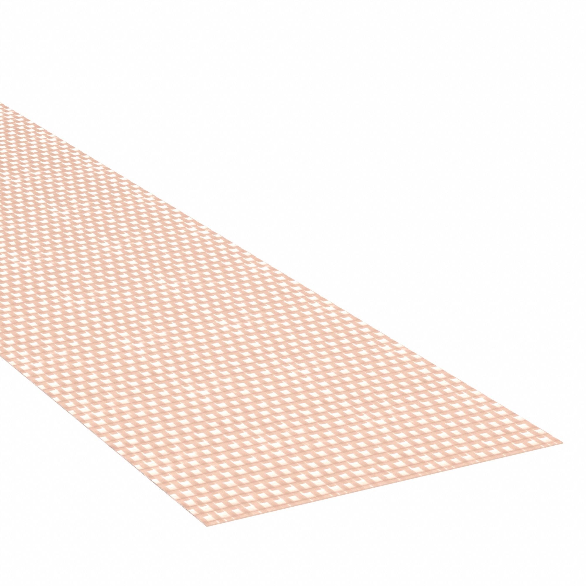 Fiberglass Strip: 18 ft Lg, 5 in Wd, 0.003 in Thick, Tan, Std, Plain Backing