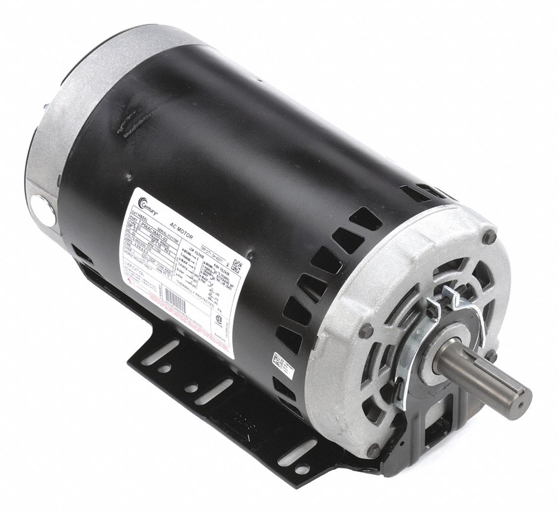 CENTURY, 3 HP, 1,750 Nameplate RPM, OEM Replacement Motor - 48Z207 ...