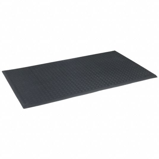 Interlocking Antifatigue Mat End Tile (Female), 3 ft x 5 ft ...