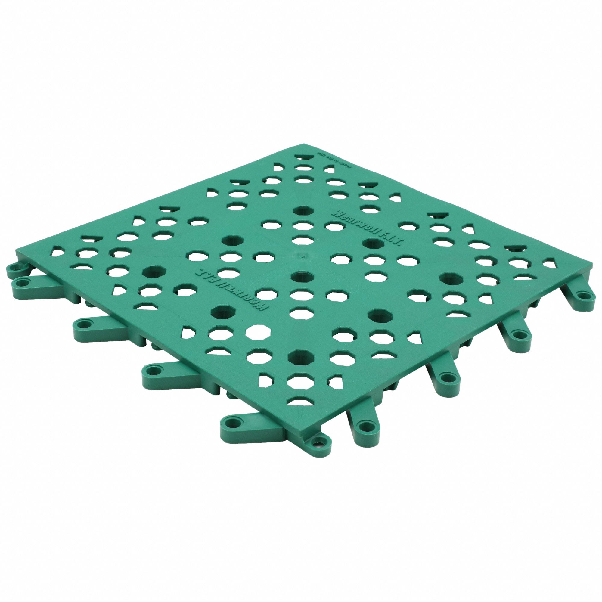 Interlocking Drainage Mat Tile, 12 in x 12 in, Interlocking Drainage