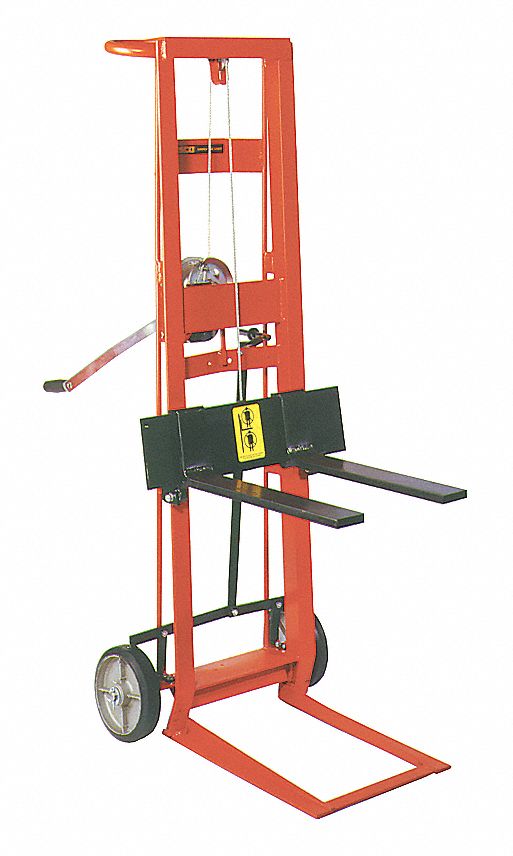 PLATFORM LIFT, 22½ IN W X 32 IN L, STEEL, 750 LB LOAD CAPACITY, 8 IN WHEEL DIAMETER, 750 LB LOAD CAPACITY