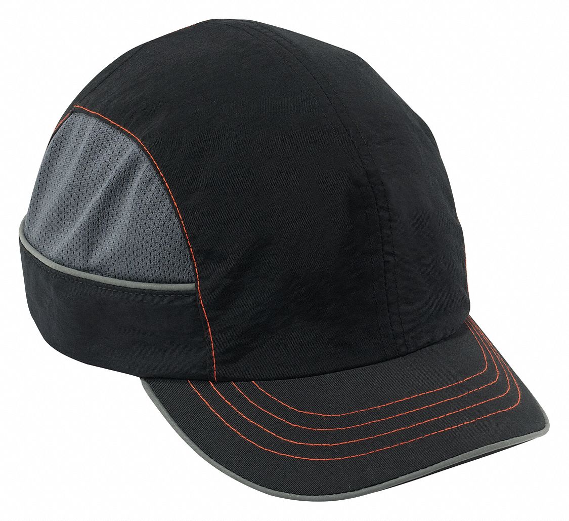 M8350 Bump Cap Baseball Hook-and-Loop Black